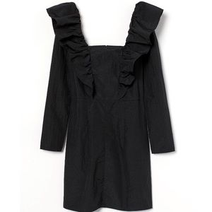 NWT: H&M Flounce-trimmed Dress
